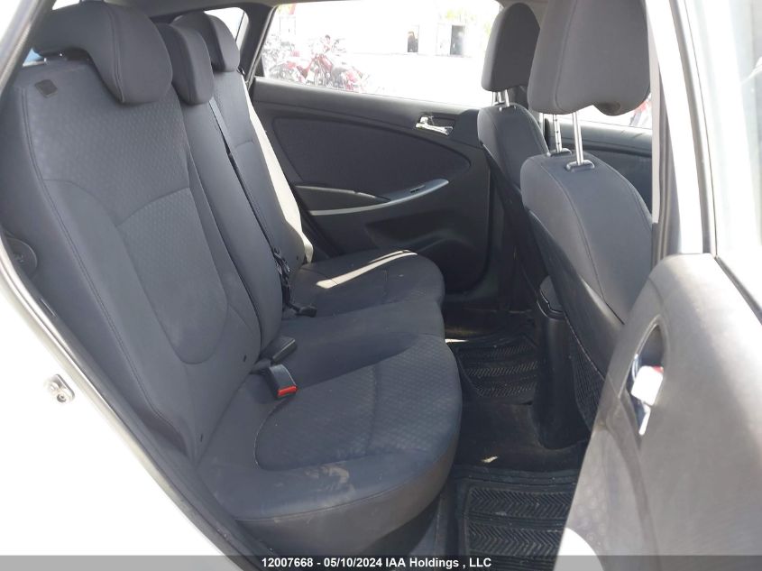 2014 Hyundai Accent Gls VIN: KMHCU5AE6EU197437 Lot: 12007668