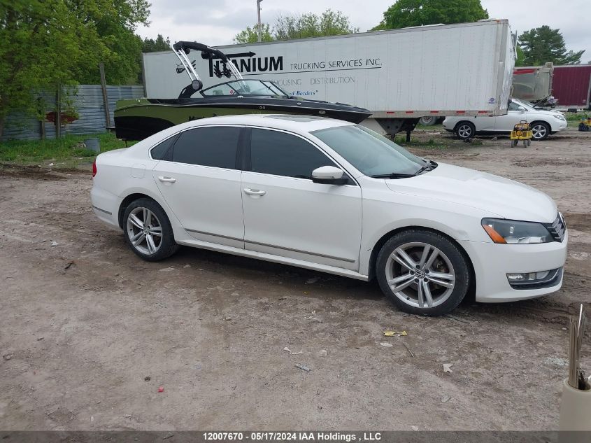 2012 Volkswagen Passat VIN: 1VWCN7A38CC110231 Lot: 12007670