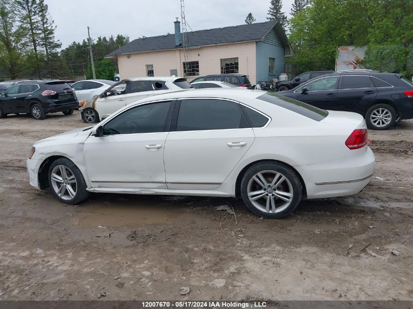 2012 Volkswagen Passat VIN: 1VWCN7A38CC110231 Lot: 12007670