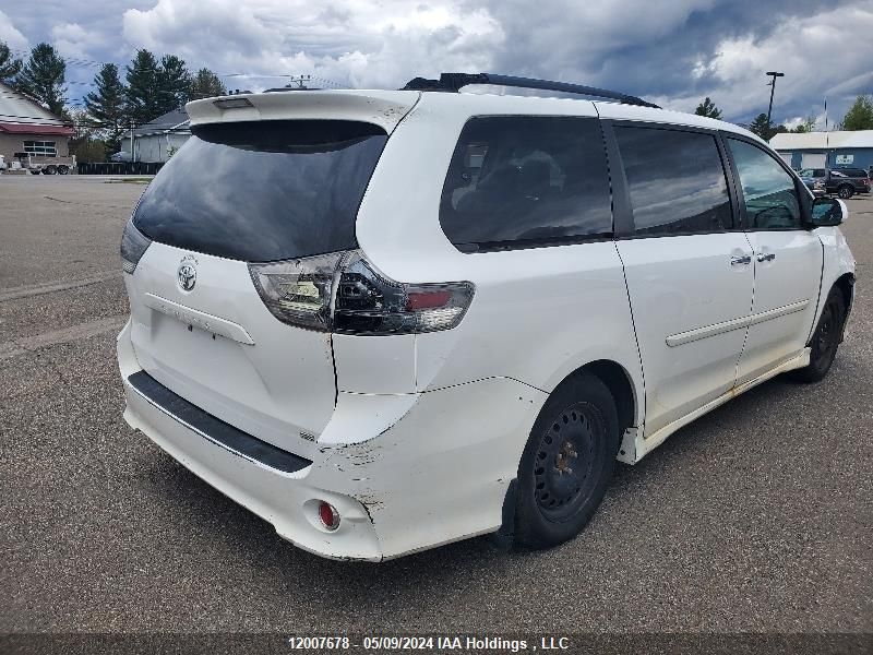 2014 Toyota Sienna Sport VIN: 5TDXK3DC6ES415648 Lot: 12007678