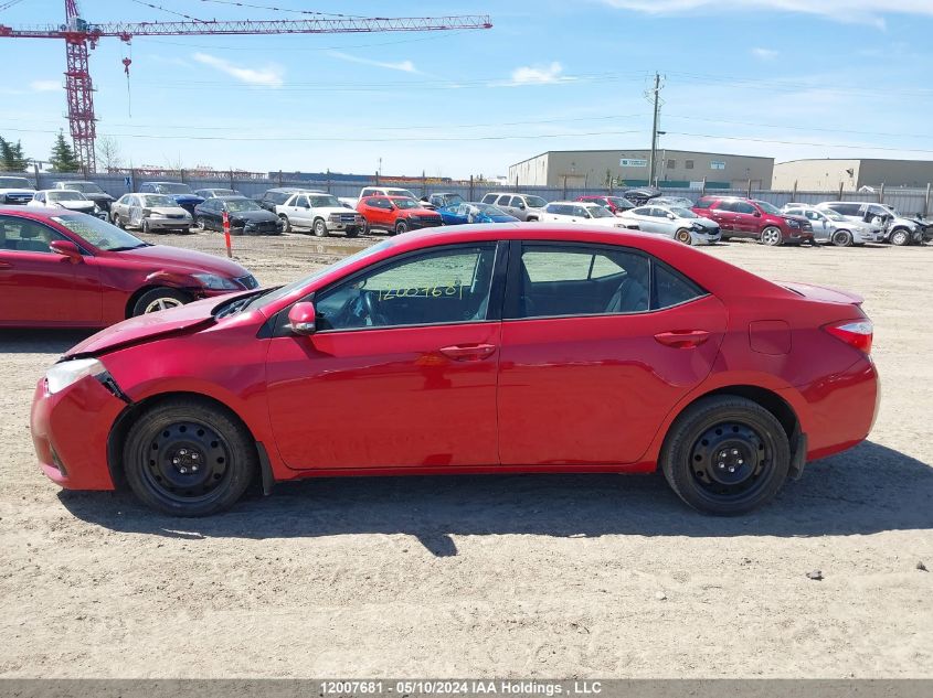 2016 Toyota Corolla Le VIN: 2T1BURHE6GC562857 Lot: 12007681