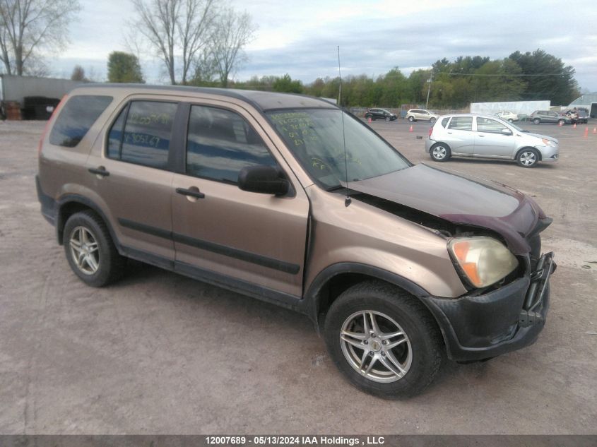 2004 Honda Cr-V Lx VIN: JHLRD78454C805267 Lot: 12007689