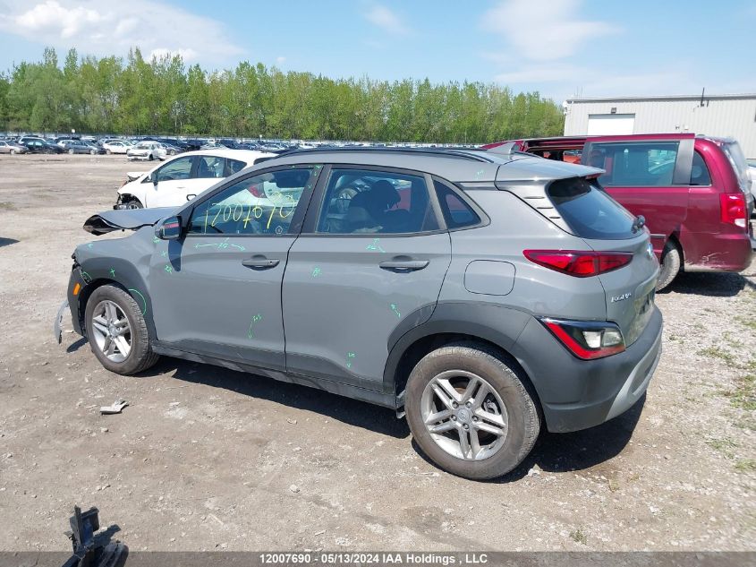 2022 Hyundai Kona Se VIN: KM8K1CAB4NU847039 Lot: 12007690