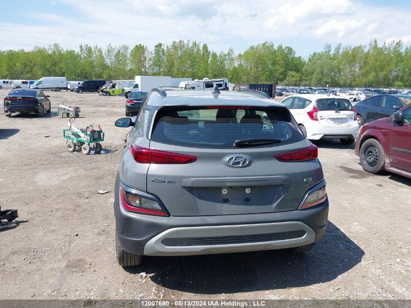 2022 Hyundai Kona Se VIN: KM8K1CAB4NU847039 Lot: 12007690