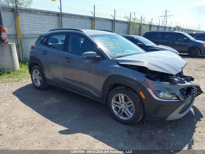 2022 Hyundai Kona Se VIN: KM8K1CAB4NU847039 Lot: 12007690