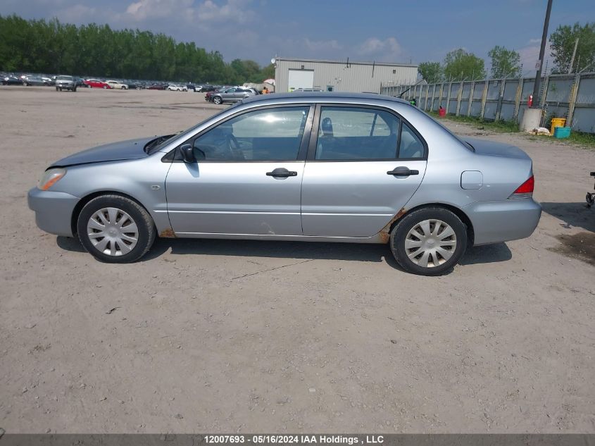 2006 Mitsubishi Lancer Es VIN: JA3AJ26E36U602214 Lot: 12007693