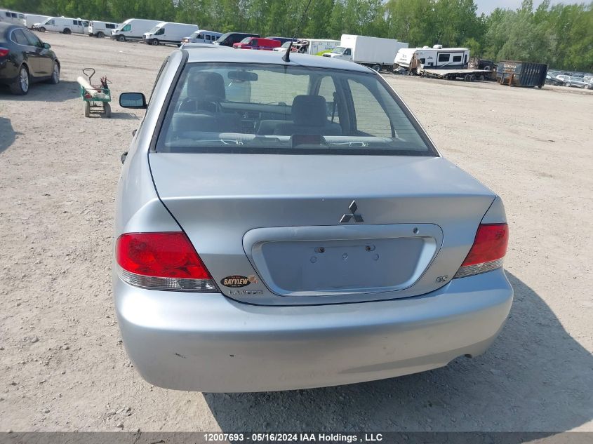 2006 Mitsubishi Lancer Es VIN: JA3AJ26E36U602214 Lot: 12007693