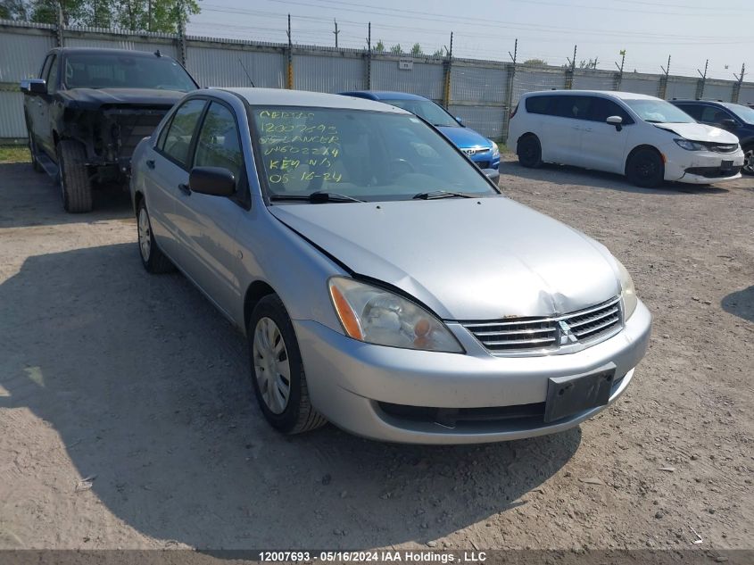 2006 Mitsubishi Lancer Es VIN: JA3AJ26E36U602214 Lot: 12007693