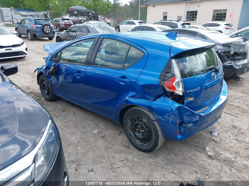 2019 Toyota Prius C VIN: JTDKDTB34K1631739 Lot: 12007710