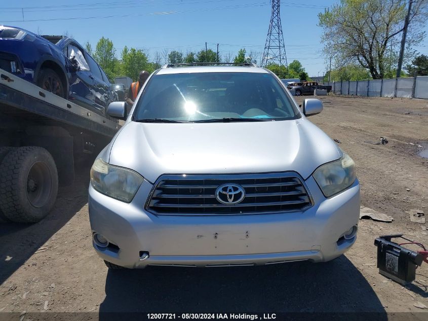 2008 Toyota Highlander Sport VIN: JTEES43A182098141 Lot: 12007721