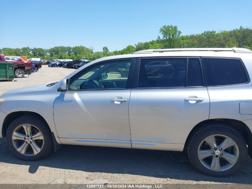 2008 Toyota Highlander Sport VIN: JTEES43A182098141 Lot: 12007721
