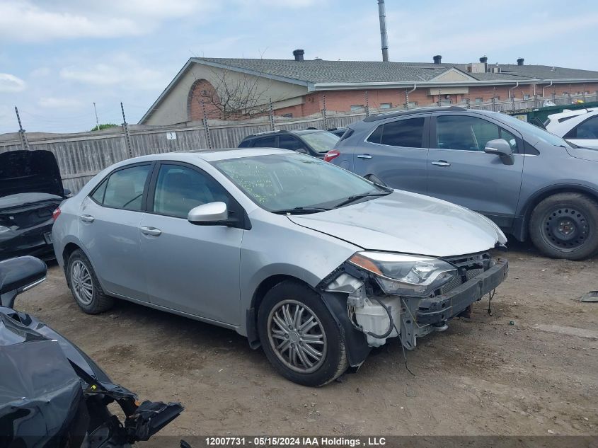 2016 Toyota Corolla VIN: 2T1BURHE1GC574110 Lot: 12007731