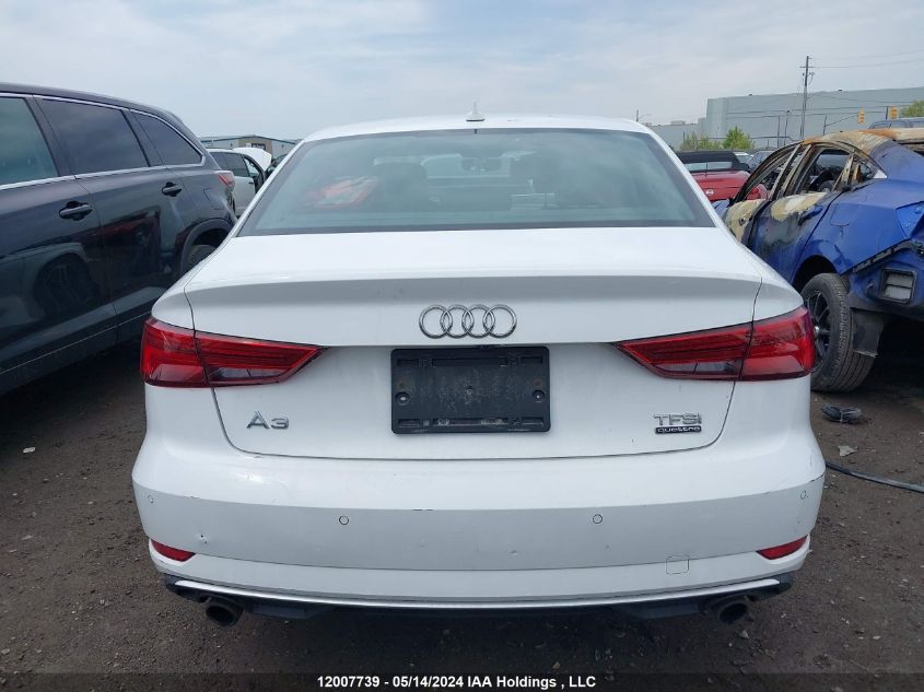 2018 Audi A3 VIN: WAUE8GFF7J1094583 Lot: 12007739