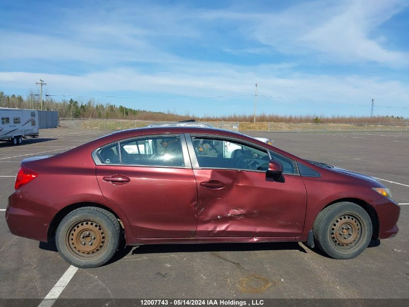 2012 Honda Civic Sdn VIN: 2HGFB2F42CH017152 Lot: 12007743