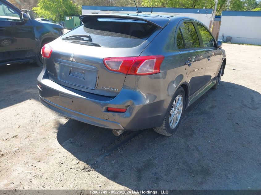 2011 Mitsubishi Lancer VIN: JA32X2HU7BU607885 Lot: 12007749