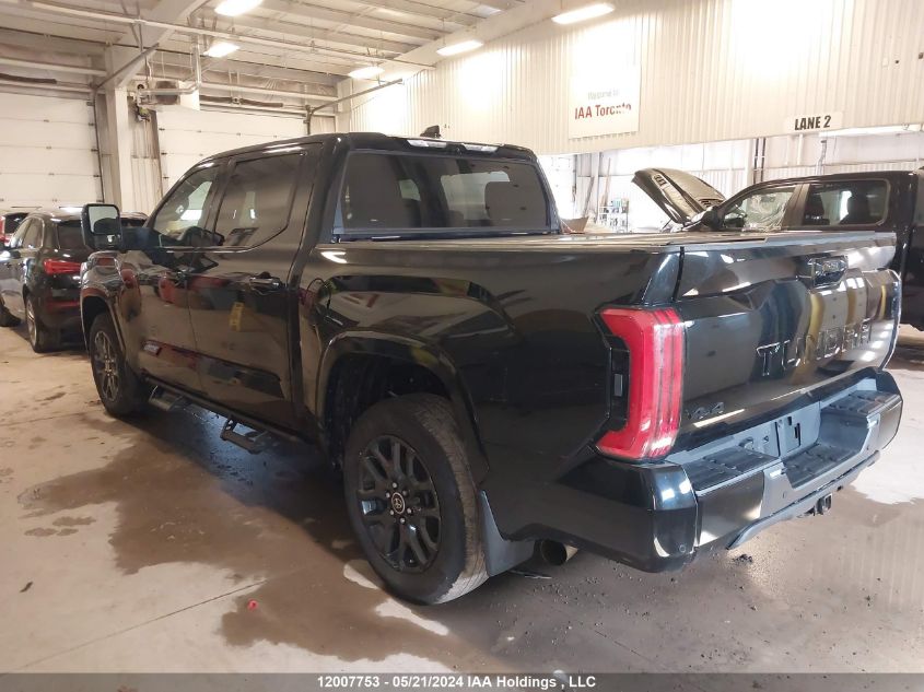 2022 Toyota Tundra Crewmax Platinum/Crewmax 1794 VIN: 5TFNA5DB9NX001254 Lot: 12007753