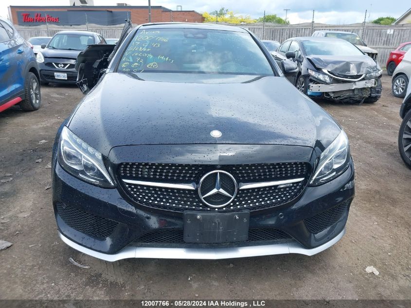 2017 Mercedes-Benz C-Class VIN: 55SWF6EB4HU202079 Lot: 12007766