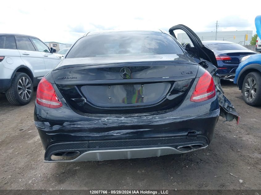 2017 Mercedes-Benz C-Class VIN: 55SWF6EB4HU202079 Lot: 12007766