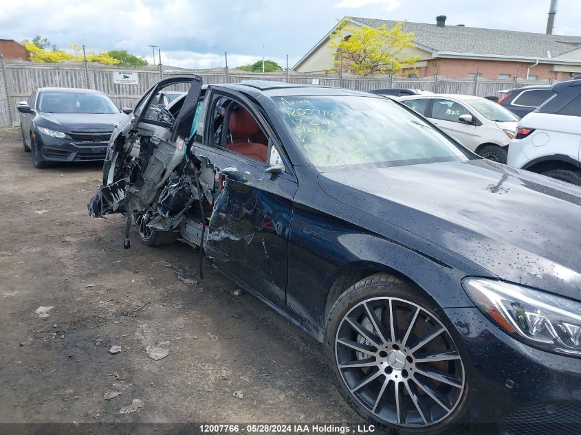 2017 Mercedes-Benz C-Class VIN: 55SWF6EB4HU202079 Lot: 12007766