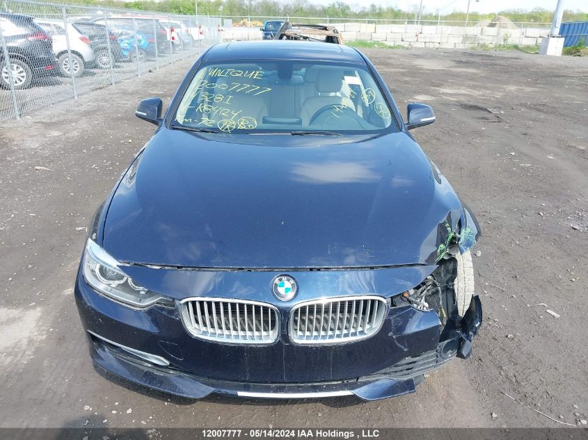2014 BMW 328I xDrive VIN: WBA3B3G52ENR84124 Lot: 12007777
