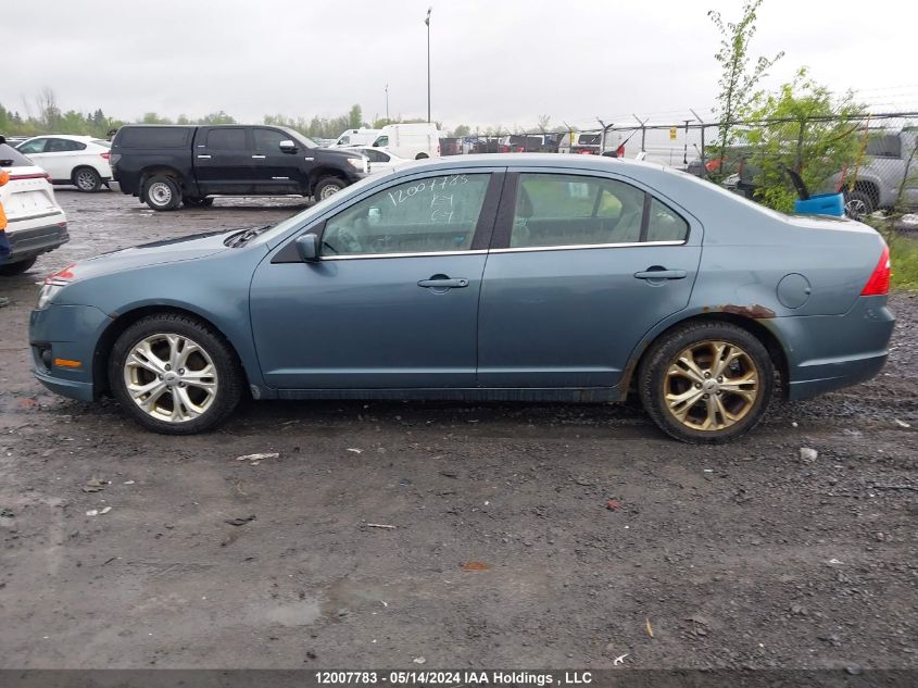 2012 Ford Fusion Se VIN: 3FAHP0HA4CR252050 Lot: 12007783