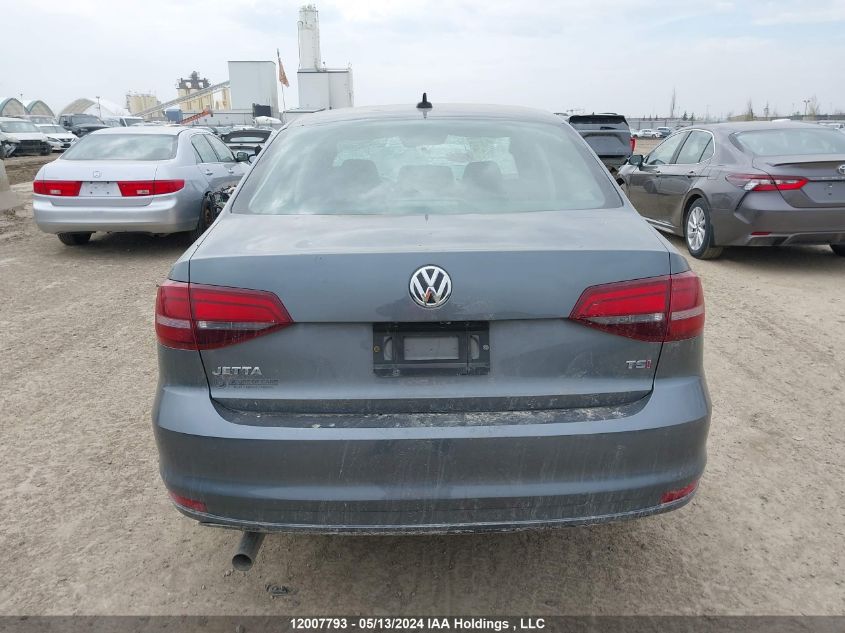 2017 Volkswagen Jetta Sedan VIN: 3VW167AJ8HM322877 Lot: 12007793