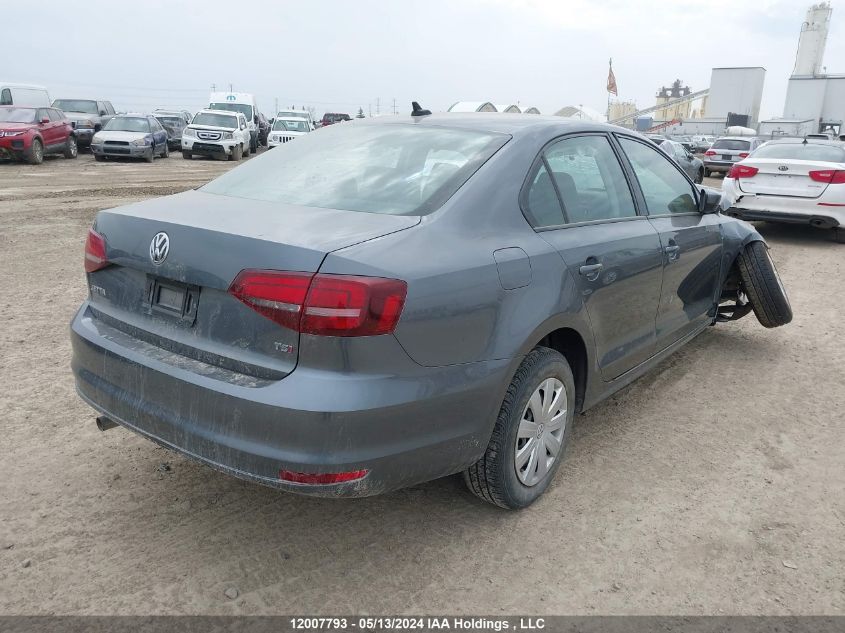 2017 Volkswagen Jetta Sedan VIN: 3VW167AJ8HM322877 Lot: 12007793