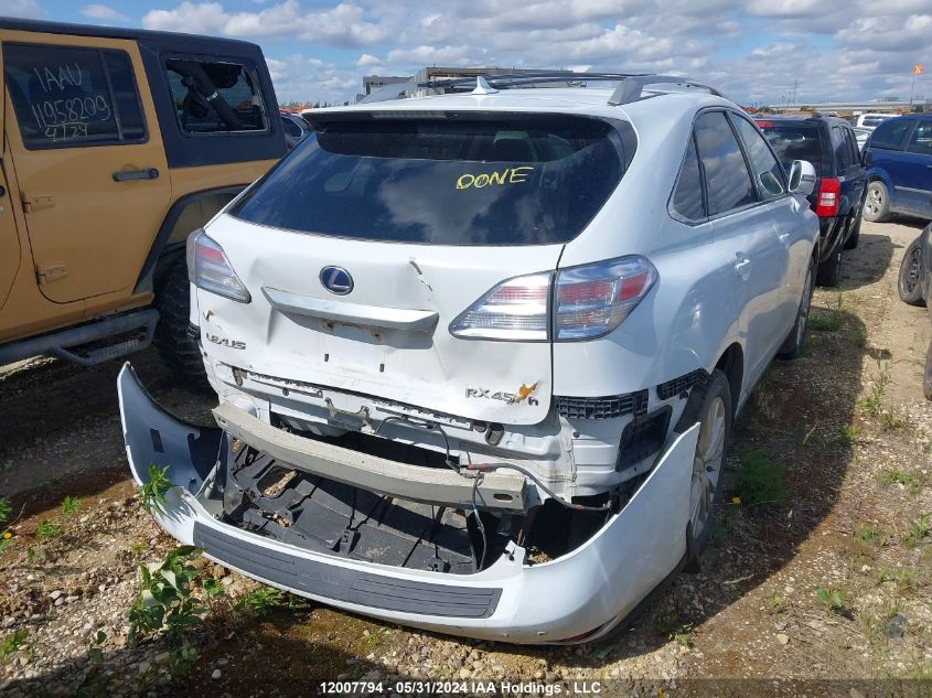 2010 Lexus Rx 450 VIN: JTJBC1BA8A2006563 Lot: 12007794