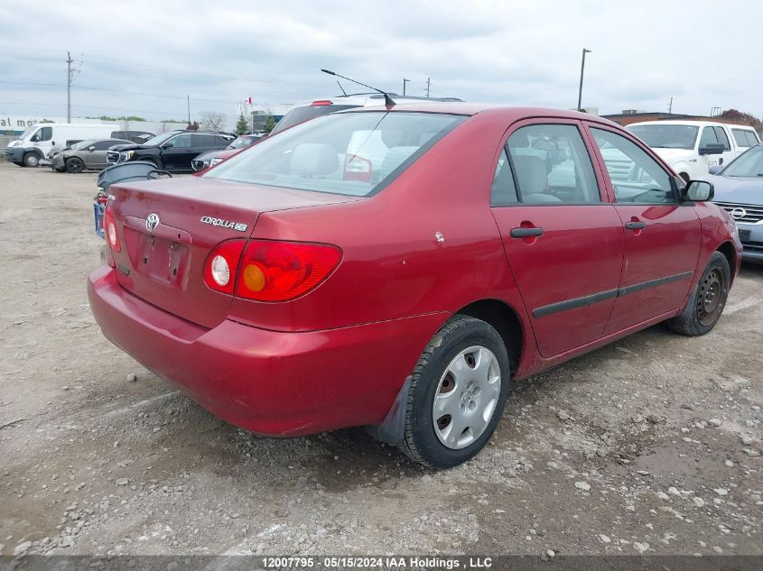 2003 Toyota Corolla Ce VIN: 2T1BR32E43C713308 Lot: 12007795