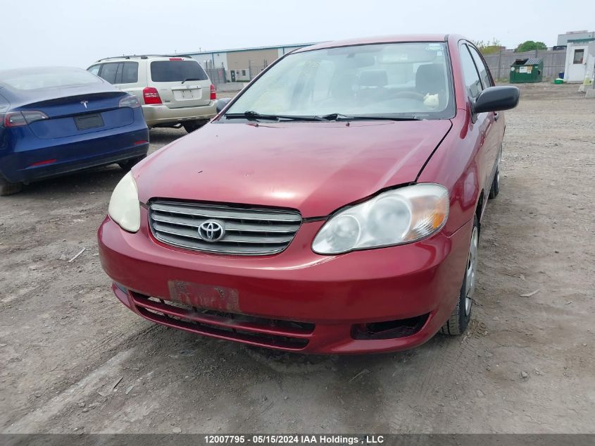 2003 Toyota Corolla Ce VIN: 2T1BR32E43C713308 Lot: 12007795