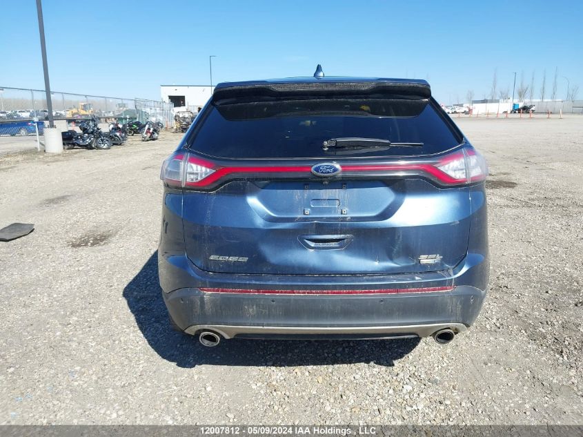 2018 Ford Edge Sel VIN: 2FMPK4J99JBC33917 Lot: 12007812