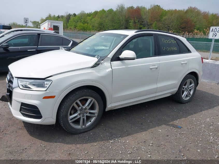 2017 Audi Q3 VIN: WA1BCCFS0HR009180 Lot: 12007834