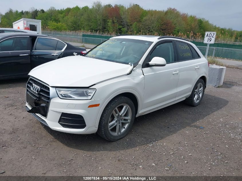 2017 Audi Q3 VIN: WA1BCCFS0HR009180 Lot: 12007834