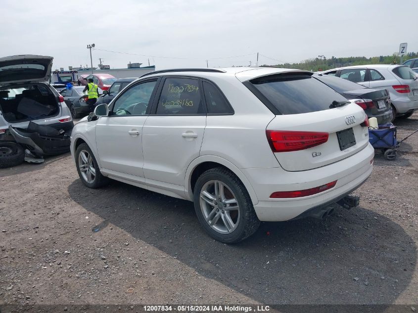 2017 Audi Q3 VIN: WA1BCCFS0HR009180 Lot: 12007834