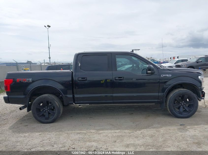 2018 Ford F-150 Lariat VIN: 1FTEW1EG2JFB35673 Lot: 12007842