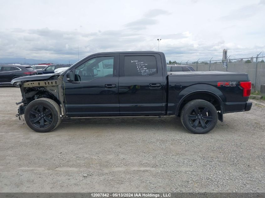 2018 Ford F-150 Lariat VIN: 1FTEW1EG2JFB35673 Lot: 12007842