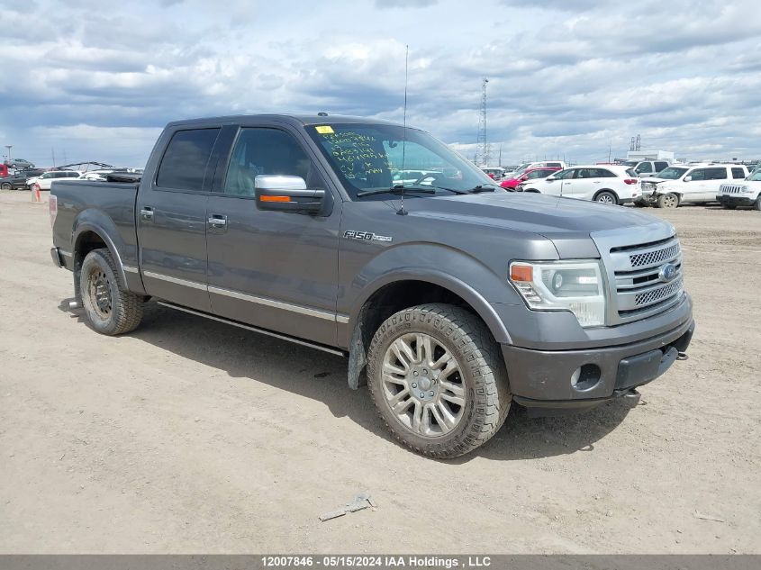 2013 Ford F150 Supercrew VIN: 1FTFW1EF4DFA83141 Lot: 12007846