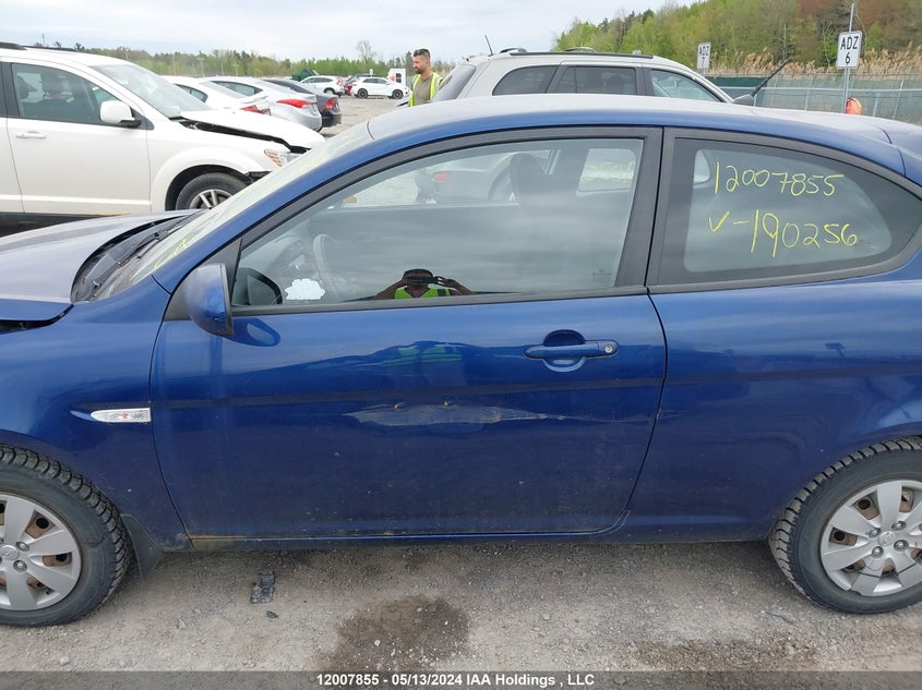 2011 Hyundai Accent Se VIN: KMHCN3BC8BU190256 Lot: 12007855