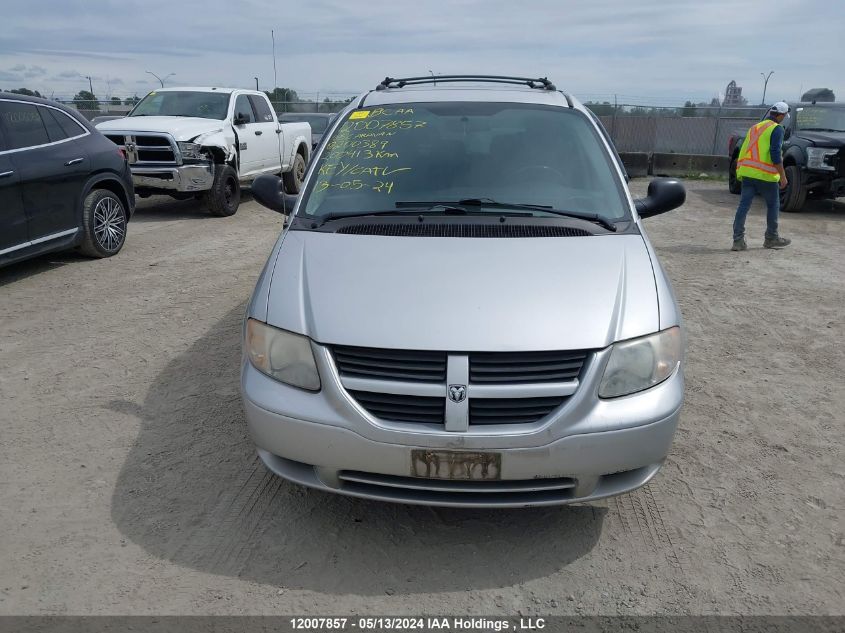 2005 Dodge Caravan Se VIN: 1D4GP25R65B200389 Lot: 12007857