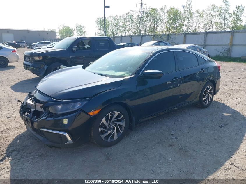 2019 Honda Civic Ex 4Dr VIN: 2HGFC2F76KH002689 Lot: 12007858