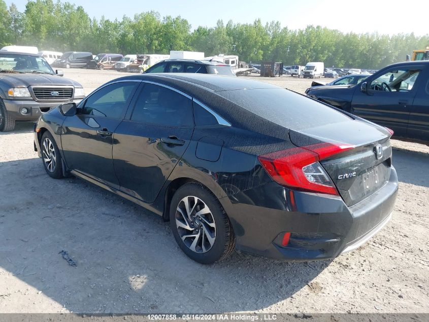 2019 Honda Civic Ex 4Dr VIN: 2HGFC2F76KH002689 Lot: 12007858