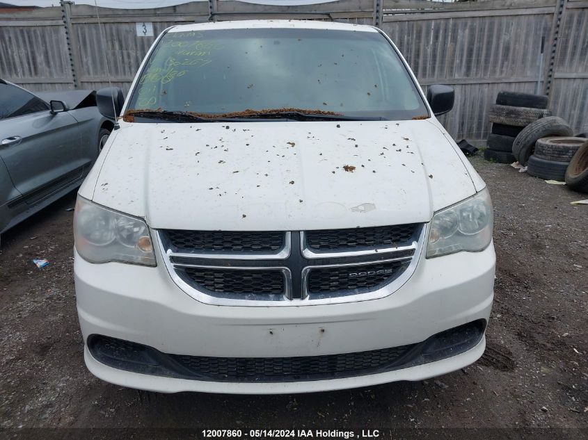 2012 Dodge Grand Caravan Se VIN: 2C4RDGBG7CR130267 Lot: 12007860