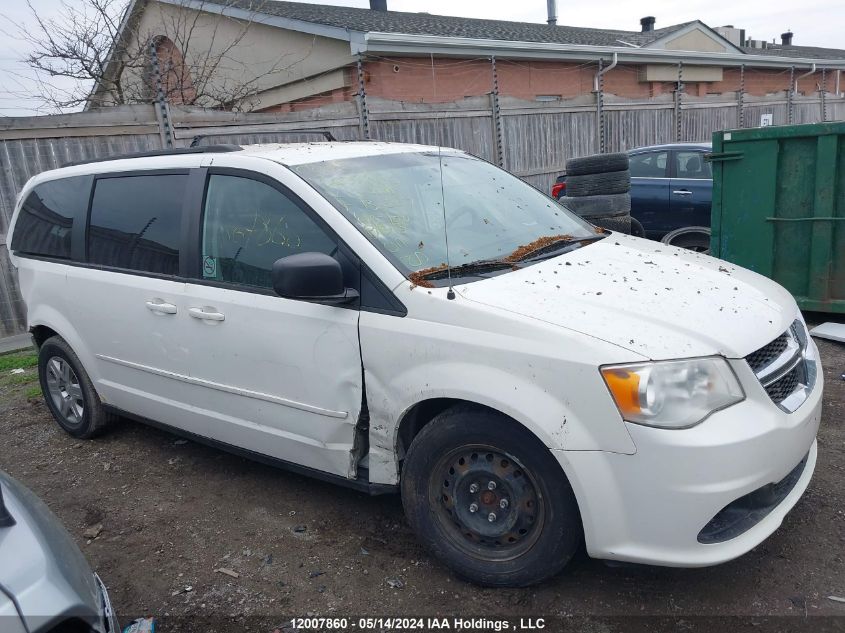 2012 Dodge Grand Caravan Se VIN: 2C4RDGBG7CR130267 Lot: 12007860