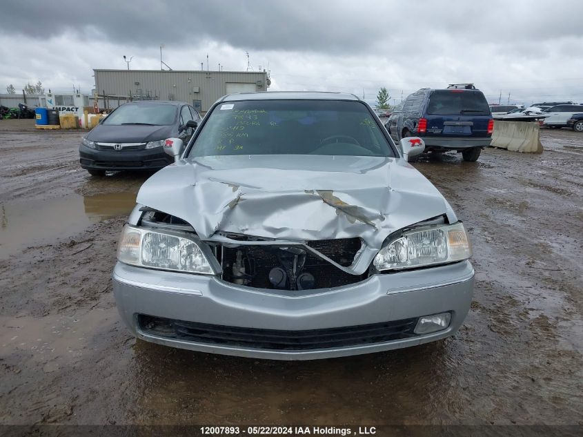 2000 Acura 3.5Rl VIN: JH4KA9653YC800412 Lot: 12007893