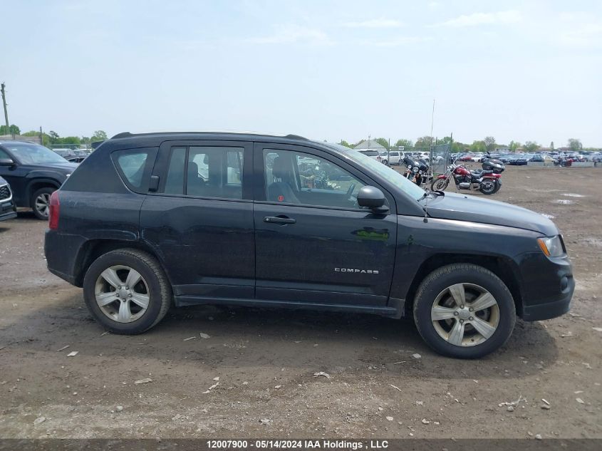 2014 Jeep Compass VIN: 1C4NJDABXED641067 Lot: 12007900