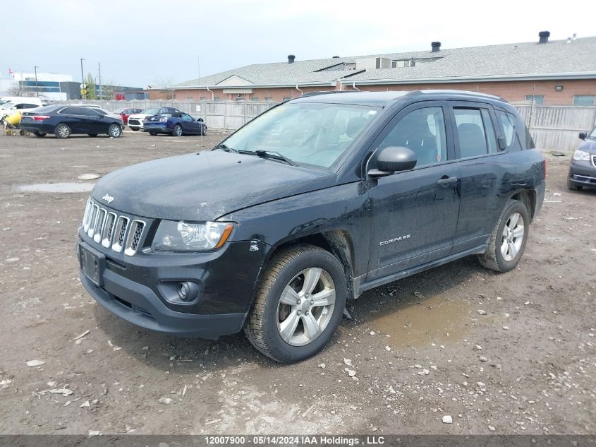 2014 Jeep Compass VIN: 1C4NJDABXED641067 Lot: 12007900