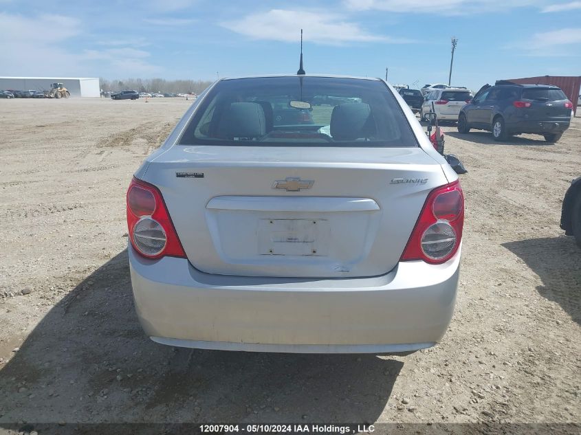 2012 Chevrolet Sonic VIN: 1G1JA5EH4C4101108 Lot: 12007904