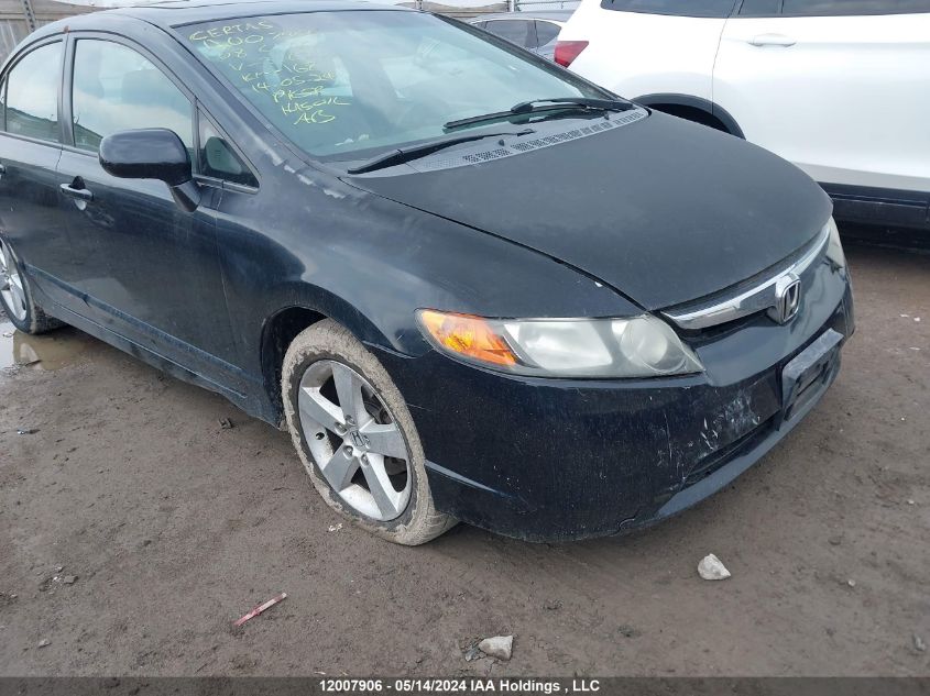 2008 Honda Civic Ex VIN: 2HGFA16828H306331 Lot: 12007906