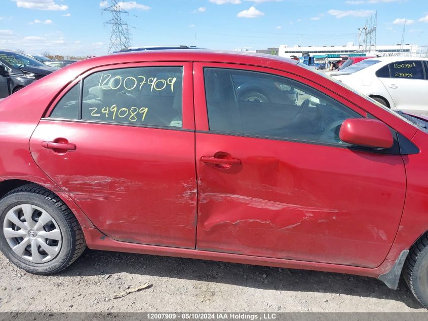 2010 Toyota Corolla VIN: 2T1BU4EE7AC249086 Lot: 12007909