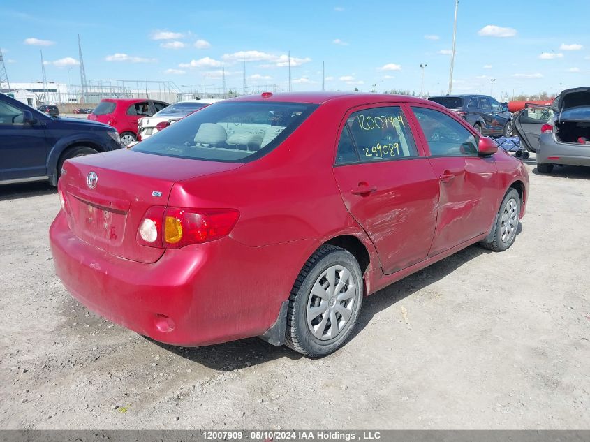 2010 Toyota Corolla VIN: 2T1BU4EE7AC249086 Lot: 12007909